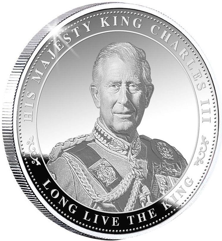 ACCESSION OF KING CHARLES III Base Metal Medal 2022 | Mints