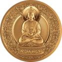Mints Coins - AMITABHA Tibetan Buddhism Gilded 2 Oz Copper Coin 25 Sene Samoa 2023