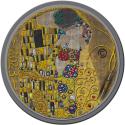 Mints Coins - KISS Gustav Klimt Fine Embroidery Art 3 Oz Silver Coin 20$ Palau 2023