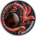 Mints Coins - SALAMANDER Chronicles of Fire 2 Oz Silver Coin 10 Cedis Ghana 2024