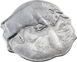 Mints Coins - BULL Vs BEAR Set 2 x 1 Oz Silver Coins 2$ Solomon Islands 2021
