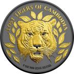 Mints Coins - LOST TIGERS OF CAMBODIA Empire Edition 1 Oz Silver Coin 3000 Riels Cambodia 2022