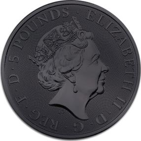 QUEEN'S BEASTS BURNING COMPLETER 5ポンド QUEEN BEASTS COMPLETER Burning 2 Oz Silver Coin 5£ United