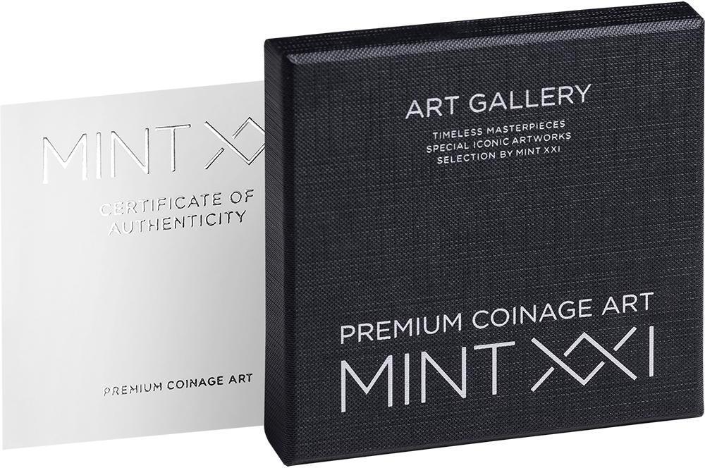 BIRTH OF VENUS Botticelli 1 Oz Silver Coin 1000 Francs