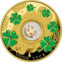 Mints Coins - FOUR LEAF CLOVER Lucky Seven Silver Coin 500 Francs CFA Cameroon 2022