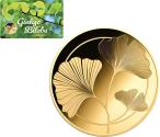 Mints Coins - GINKGO BILOBA 1/1000 Oz Gold Coin 3000 Francs Chad 2024