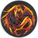 Mints Coins - PHOENIX Magical Creatures At Night 2 Oz Silver Coin 10$ Palau 2023