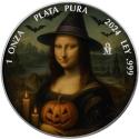 Mints Coins - MONA LISA Spooktacular Art Libertad 1 Oz Silver Coin Mexico 2024
