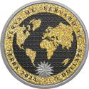 Mints Coins - DAY Diamond Earth Terra 1 Oz Silver Coin 5$ Tokelau 2024