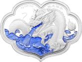 Mints Coins - DRAGON GETS WATER 2 Oz Silver Coin 5$ Samoa 2022