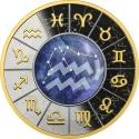 Mints Coins - AQUARIUS Symbolic Power of Astrology Silver Coin 500 Francs Cameroon 2023