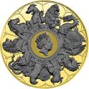 GOLDEN SNITCH 3D Harry Potter Spherical 3 Oz Silver Coin 5$ Samoa 2022