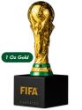 Mints Coins - TROPHY Uefa Euro Cup 1 Oz Gold Statue 2024