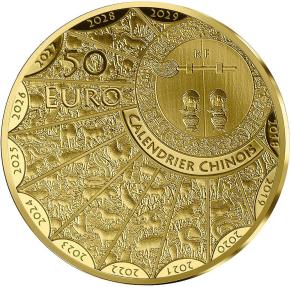 50 Euro Or France BE 2024 - Année du Dragon
