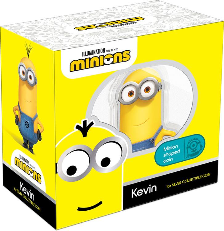 KEVIN Shape Minion 1 Oz Silver Coin 2$ Niue 2021 | Mints