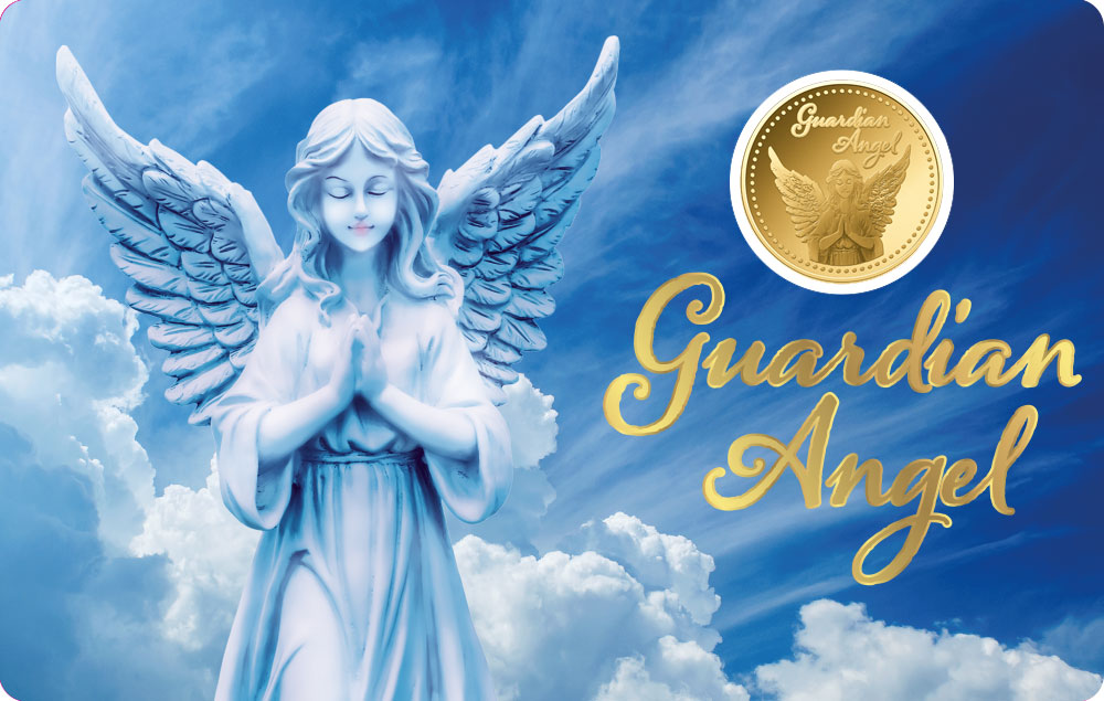 GUARDIAN ANGEL 1/1000 Oz Gold Coin 3000 Francs Chad 2023 | Mints