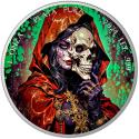 Mints Coins - DIA DE LOS MUERTOS Santa Muerte Libertad 1 Oz Silver Coin Mexico 2024