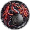 Mints Coins - DRAGON Chronicles of Fire 2 Oz Silver Coin 10 Cedis Ghana 2024