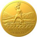 Mints Coins - COLOSSUS OF RHODES Seven Wonders of the Ancient World 1/10 Oz Gold Coin 5$ Niue 2023
