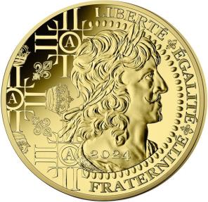 LOUIS XIII Ors De France Gold Coin 250 Euro France 2024 Mints   Ji5rb7aNYyL8zK9T3MCnD4ay6kWME4 