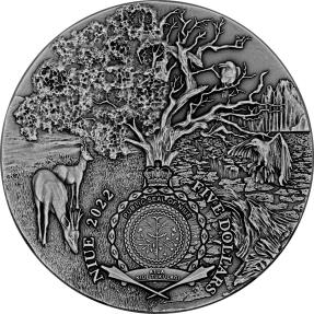 Mints - MICHAEL Angels and Demons 2 Oz Silver Coin 5$ Niue 2022