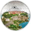 Mints Coins - ROCK OF MONACO Architectures of the World 2 Oz Silver Coin 10$ Cook Islands 2024