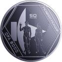 Mints Coins - PIONEER PLAQUE 1 Oz Silver Coin 5000 Francs Chad 2022