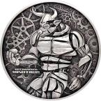 Mints Coins - MECHANIZED MINOTAUR 2 Oz Silver Coin 10000 Francs Chad 2022