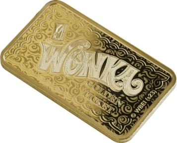 30 Chocolate Wonka Souvenir Regalo // Con Ticket Gold 1 Faz