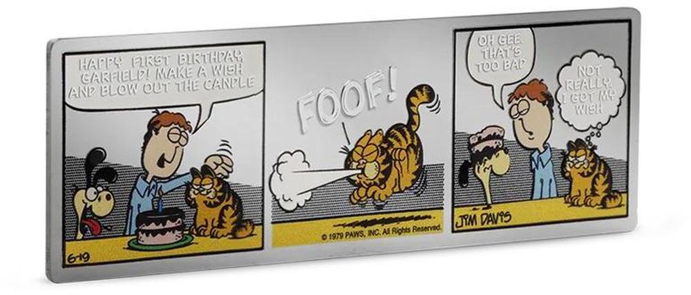 コイン　GARFIELD/ガーフィールド SV( FINE SILVER) 1987 Silver Towne Garfield Collectibles 1 Ounce .999 Silver