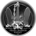 Mints Coins - USS ARIZONA by Miles Standish 2 Oz Silver Coin 10$ Palau 2021