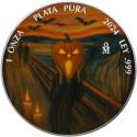 Mints Coins - SCREAM Spooktacular Art Libertad 1 Oz Silver Coin Mexico 2024
