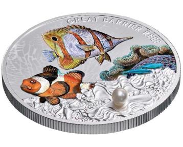 Mints - GREAT BARRIER REEF 1 Oz Silver Coin 2$ Niue 2022