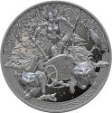Mints Coins - FREYJA Proof 2 Oz Silver Coin 2000 Francs Equatorial Guinea 2026
