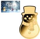 Mints Coins - LET IT SNOW 1/1000 Oz Gold Coin 3000 Francs Chad 2024
