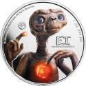 Mints Coins - ET Extra Terrestrial 40th Anniversary UV Glow 1 Oz Silver Coin 2$ Niue 2022