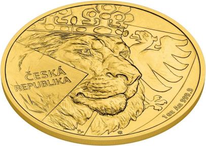 Mints - CZECH LION 1 Oz Gold Coin 50$ Niue 2024