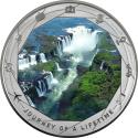 Mints Coins - IGUAZU FALLS Journey of a Lifetime 1 Oz Silver Coin 1000 Francs Cameroon 2025