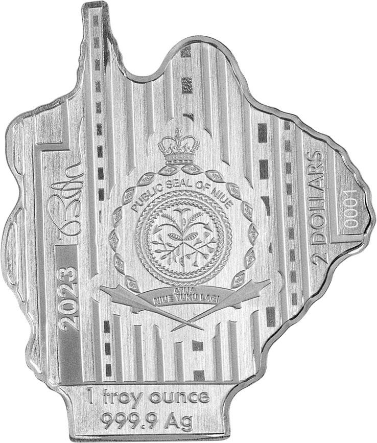 2023 ニウエ 1オンス Burton Morris ゴリラ シルバー 2023