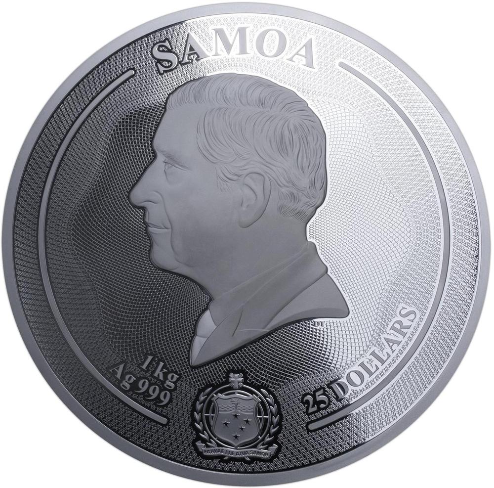 MOOSE Majestic Wildlife 1 Kg Kilo Silver Coin 25$ Samoa 2025 | Mints