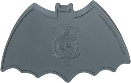 BATMAN LOGO 85th Anniversary 1 Oz Silver Coin 2$ Niue 2024 | Mints