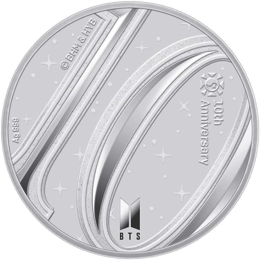 BTS 10th Anniversary Silver Medal Korea 2023