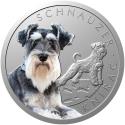 Mints Coins - SCHNAUZERS Dog Breeds 1 Oz Silver Coin 1$ Niue 2022