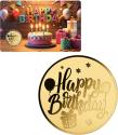 Mints Coins - HAPPY BIRTHDAY CAKE 1/1000 Oz Gold Coin 1000 Francs Gabon 2026