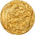 Mints Coins - YIN YANG DRAGON AND PHOENIX Gilded Set 2 x 1 Oz Silver Coin 5000 Francs Chad 2023