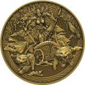 Mints Coins - FREYJA Gilded 2 Oz Silver Coin 2000 Francs Equatorial Guinea 2026