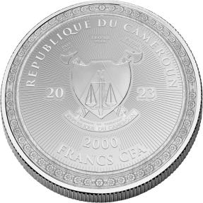 Mints - LAST SUPPER 1 Oz Silver Coin 2000 Francs Cameroon 2023
