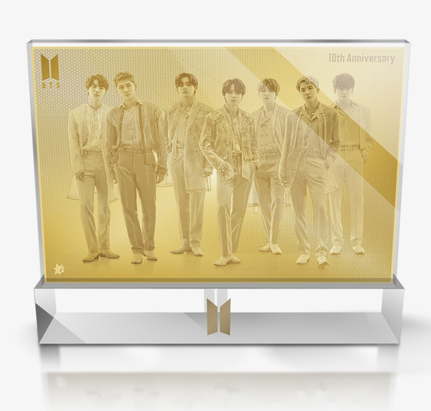 J HOPE BTS 10th Anniversary Silver Medal South Korea 2023