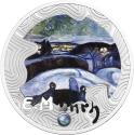 Mints Coins - STARRY NIGHT Edvard Munch 160th Anniversary Silver Coin 500 Francs Cameroon 2024