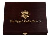 Mints Coins - WOODEN CASE Box Royal Tudor Beasts Series 2 Oz Display 10 Silver Coins Holder